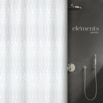 Spirella CODE vzorovaný bílý 180 x 200 cm – Zbozi.Blesk.cz