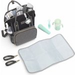 BabyOno Batoh taška Oslo Style + podložka šedá – Zboží Dáma