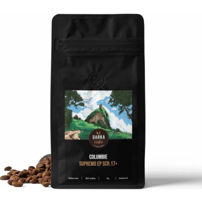 Darka Kolumbie Supremo EP scr.17+ zrnková 0,4 kg – Hledejceny.cz