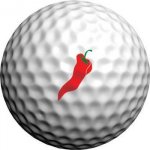 Masters Golfdotz samolepky na míčky Hot Chilli Peppers