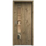 Sapeli Elegant Komfort M60 posuvné dub sherwood 60 x 197 cm Planibel bronz – Hledejceny.cz