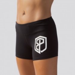 Born Primitive dámské šortky Renewed Vigor Booty shorts Logo black w/ White