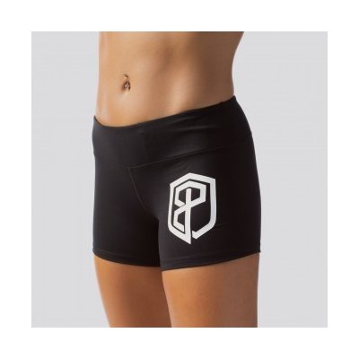 Born Primitive dámské šortky Renewed Vigor Booty shorts Logo black w/ White