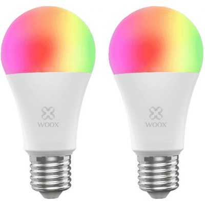 Woox Smart sada LED žárovek E27 10W RGB R9074/2pack WiFi Tuya – Zboží Mobilmania