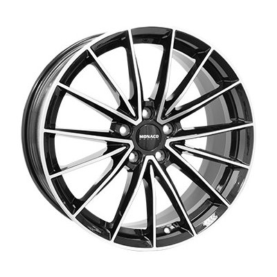 MONACO WHEELS GP14 9x21 5x112 ET34 black gloss polished | Zboží Auto
