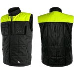 Canis CXS Seatle Pánská zimní vesta fleece černo-žlutá – Sleviste.cz