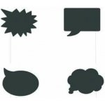 Rekvizity do fotokoutku - bubliny na vlastní text 8ks – Zboží Dáma