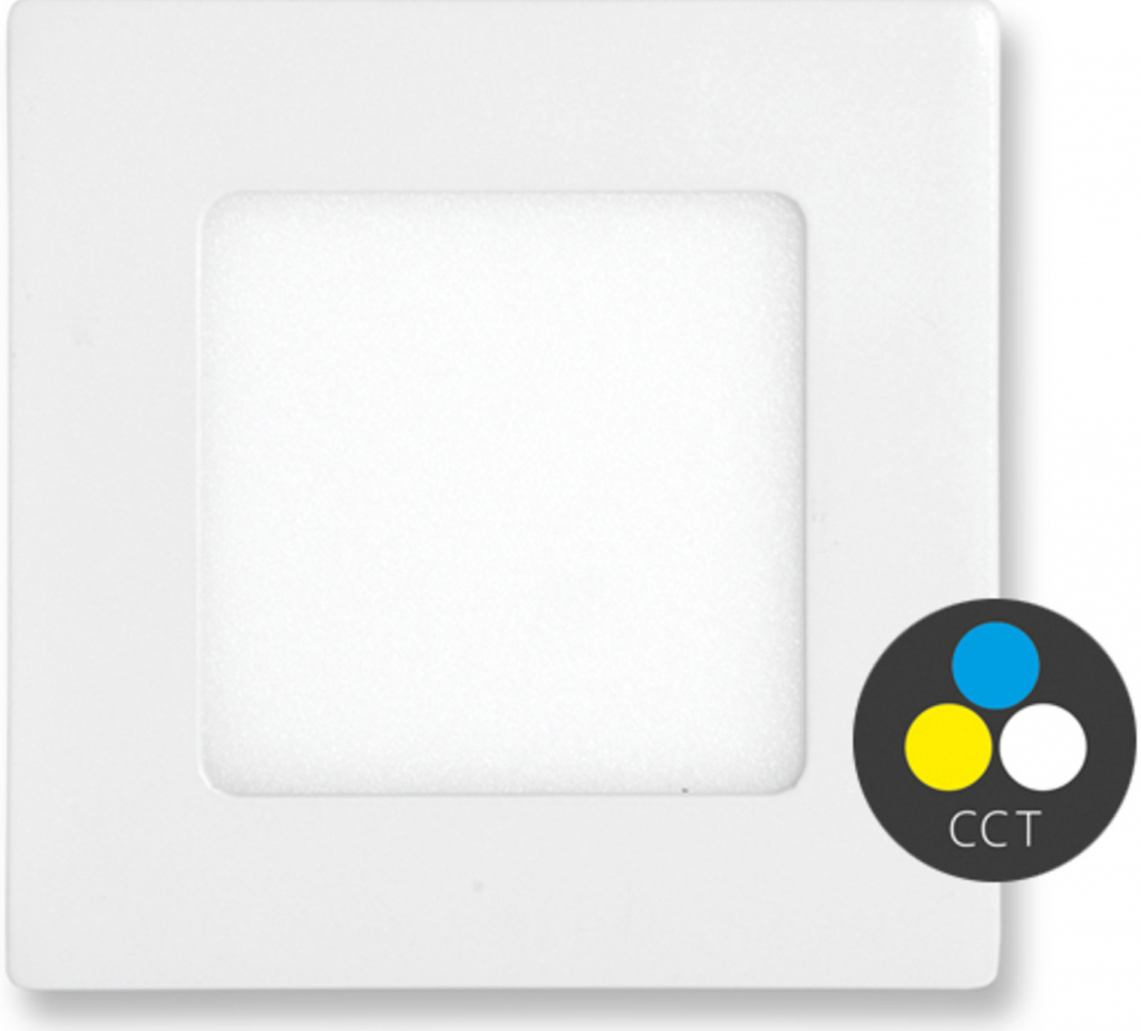 Ecolite LED-WSQ-CCT/6W/BI