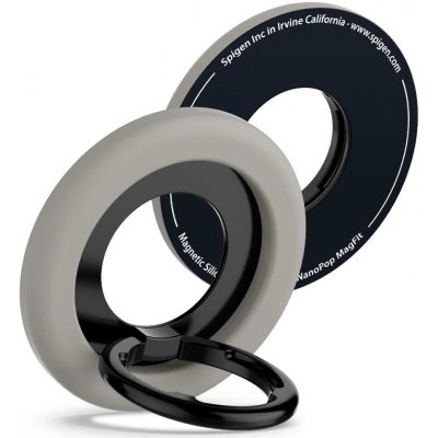 Spigen Nano Pop silikonový držák na telefon s MagSafe a prstenem - Black Sesame – Zboží Mobilmania