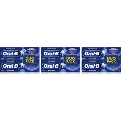 Oral-B Advanced Oral-B Advanced Enamel Strengthening pro posílení zubní skloviny 6 x 75 ml – Hledejceny.cz
