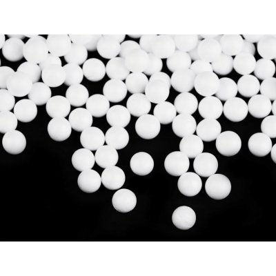 Prima-obchod Polystyrenové kuličky Ø10; 12 mm, barva 1 Ø10 mm bílá – Sleviste.cz