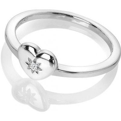 Hot Diamonds Romantický stříbrný prsten s diamantem Most Loved DR241 – Hledejceny.cz