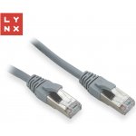 Lynx CS LX-FTP5E-0050-GREY FTP patch Cat5e PVC CCA 0,5m šedý 10ks – Zboží Živě