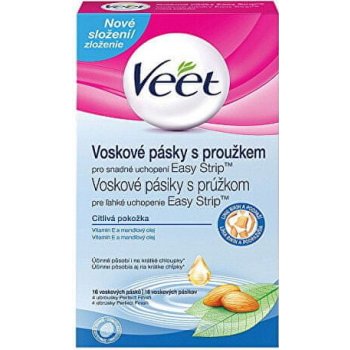 Veet Studené voskové pásky Bikiny a podpaží 16 ks