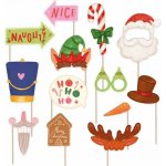 Rekvizity do fotokoutku Kreslené Vánoce 13 ks – Zboží Dáma
