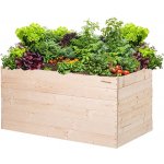 Atmowood Dřevěný vyvýšený záhon 120 x 60 x 60 cm hnědý – Hledejceny.cz