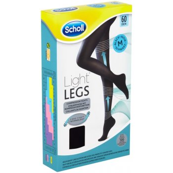 Scholl kompresivní Light Legs 60 DEN kompresní punčochové kalhoty černé
