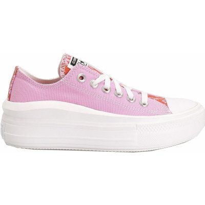 Converse boty Chuck Taylor All Star Move Platform OX A00563C beyond pink/white – Sleviste.cz