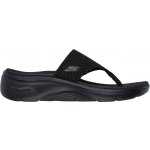 Skechers žabky Go Walk Arch Fit Sandal Luminous černá – Zboží Mobilmania