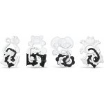 Profibaby zvířátka s přívěsky černobílá – Zboží Dáma