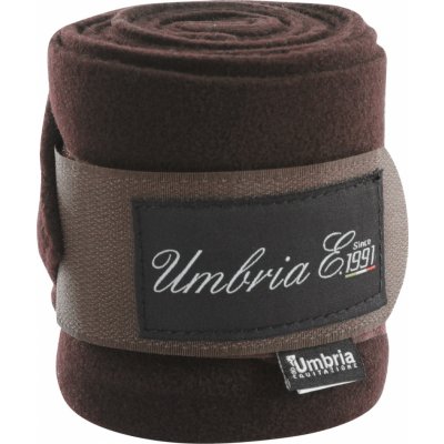 Umbria Bandáže fleecové Equitazione 4ks tmavě hnědé – Zboží Dáma