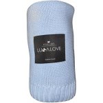 Lullalove Bambusová dečka Baby Blue modrá – Sleviste.cz
