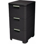Curver Rattan Style 3 zásuvky 3 x 14 l hnědá 06604-210 – Zboží Mobilmania
