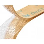 3M SJ4570 Dual Lock samolepicí suchý zip transparentní nízkoprofilový - š. 25mm – Zboží Dáma