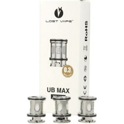 Lost Vape UB Max Coil 0,3 ohm 3 ks – Hledejceny.cz