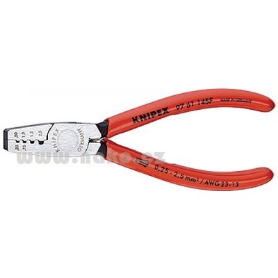 KNIPEX 9761145A kleště na kabel.koncovky 0,25 - 2,5 – Zboží Mobilmania