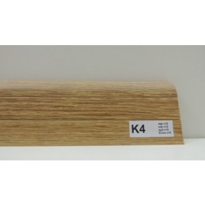 Prexa Plastová lišta dub K4 2,5 m – Sleviste.cz