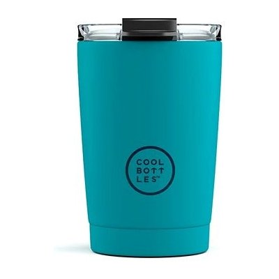 Cool Bottles Nerezový termohrnek Vivid Turquoise 330 ml – Zbozi.Blesk.cz