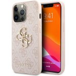 Pouzdro Guess PU 4G Metal Logo iPhone 13 Pro Max růžové – Zbozi.Blesk.cz