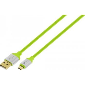 4-OK MOUMVE microUSB, 1,5m zelený