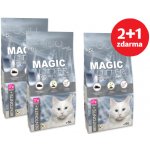 Magic Cat Magic Litter Bentonite Ultra White with Carbon Kočkolit 5 l – Zboží Mobilmania