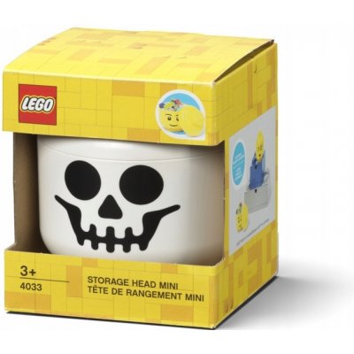 LEGO® úložná hlava mini kostlivec AS_LEGO40330803 – Zboží Dáma
