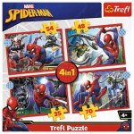 TREFL Hrdinný Spiderman 4v1 35,48,54,70 dílků – Zboží Dáma