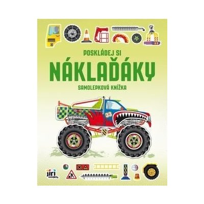 Samolepková knížka Poskládej si náklaďáky – Zboží Dáma
