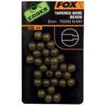 Fox Edges Korálky Tapered Bore Beads Trans Khaki 6mm 30ks – Zbozi.Blesk.cz