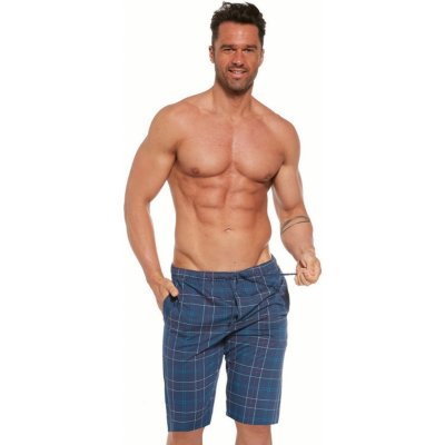 Cornette 698/12 264702 pánské pyžamové kalhoty krátké modré