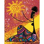 ZUTY Malování podle čísel ŽENA DRŽÍCÍ SLUNCE Rozměr 40 x 50 cm Rámování bez rámu a bez vypnutí plátna – Hledejceny.cz