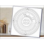 Radost v písku Šablona na pískování horoskop vodnář 210 x 210 mm – Zboží Dáma