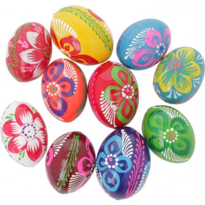 Dřevěné malované vejce – Sleviste.cz