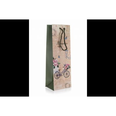 HOME DECOR Taška dárková na láhev ROMANTIC RIDE 12 x 35 x 9 cm – Zbozi.Blesk.cz