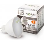 Ecolight LED žárovka MR16 12V 2W neutrální bílá – Hledejceny.cz