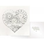 Přání svatební - Stříbrné srdce – Zboží Mobilmania