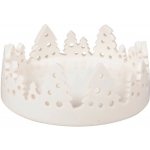 Anděl Přerov Dekorace se stromečky porcelánová 10,5 x 4 x 10,5 cm – Hledejceny.cz