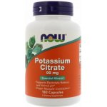 Now Potassium Citrate draslík jako citrát draselný 99 mg x 180 rostlinných kapslí – Hledejceny.cz