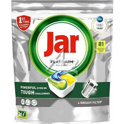 Jar Platinum tablety do myčky nádobí 81 ks – Hledejceny.cz