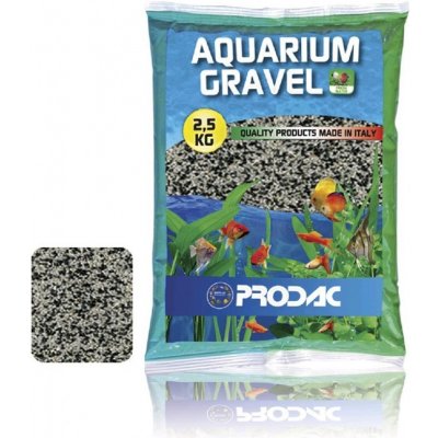 Prodac Fine sand white/black 2,5 kg – Zboží Mobilmania